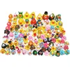 Whole bathing Toy Floating Rubber Squeeze Sound cute lovely for baby shower 2050100pcs Random styles 20046464199939226