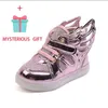 LED Ankle Platform Kids Boots Children Casual Shoes Girls Botas Bottes De Mujer Botines Sapatos Infantil Bota Neve Fille 211227