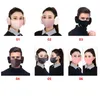 6 colors 2 in 1 Unisex Mouth Muffle Fashion Earmuffs Masks dustproof face mask Outdoor Winter Warm Windproof Half Mask GXY014