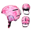 Casque de snowboard professionnel tête protéger nouveauté PC EPS Composites coque colorée pour les Sports de neige ski sportif