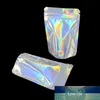 20 pcs Laser Aluminium Foil Refermable Value Pack Stand Up Zip Lock Bag hologram Self Seal