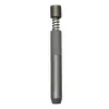 Premium Grote Metalen One Hitter Bat W / Spring 78mm Aluminium Roken Herb Pijp Sigaret Dugout Pijpen Tabak Kruid