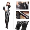 Winter Fleece Gefütterte Frau Hosen Leggings Für Frauen Frauen Hosen Hohe Taille Leggins Weibliche PU Plus Größe Faux Leder Jeggings LJ201104