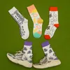 Socken Strumpfwaren PEONFLY Kreative Harajuku Lustige Frauen Neuheit Diamant Papier Flugzeug Druck Kawaii Warme Meias Femme Sokken