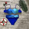 Frauen Sexy Print Bademode Neue Weibliche Zwei Stück Badeanzug Weibliche Separaten Push-Up Bikini Set Strand Badeanzug Micro Bikini T200114