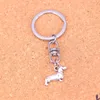 Mode sleutelhanger 20*15 mm honden teckel hangers diy sieraden auto sleutelhanger ringhouder souvenir voor cadeau