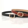 Modebälte för kvinna solid färg hög kvalitet PU Läder Casual klänning Kvinnor Bältes torgspänne för Jean Strap Waist Belt Al044 G220301