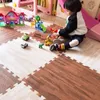 10 stks Baby Eva Foam Puzzle Spelen Mat / Kids Tapijten Speelgoed Tapijt Voor Childrens Ingestreepte Oefening Vloer Tegels, elk: 30cmx30cmx1cm LJ201113