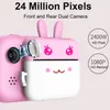 Children Instant Print Camera For Kids 1080P HD Digital Camera Cartoon Photo Toys with Thermal Photo Paper TF Card1