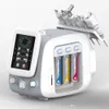 Microdermabrasion Senaste version 6 i 1 Plasma Oxyhydrothermal Bubble Face Skin Hydro Spa Machine Wrinkle Remover Beauty Instrument