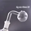 Grande taille 10mm 14mm 18mm mâle femelle clair épais tuyaux de brûleur à mazout en verre Pyrex pour les plates-formes pétrolières bongs en verre épais grands bols pour fumer pièce meilleure qualité