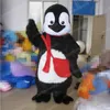 Halloween niedliche Pinguin -Maskottchen Kostüm Hochwertige Cartoon Charakter Outfits Erwachsene Größe Weihnachten Karneval Geburtstagsfeier Outdoor Outfit