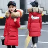 Winter Mädchen Jacke Kinder Lange Verdicken Warme Mäntel Russische Winter Schneeanzug Fell Kapuze Jacke für Mädchen Oberbekleidung Mantel Kinder Parka LJ201017