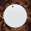 Blank White Sublimation Pendant Heat Thermal Transfer Printing Ornament DIY Customized Home Decora52a225575163