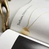 Louleur 925 Sterling Silver Gold Shell Hängsmycke Halsband Fashion Creative Simple Wild Exquisite Halsband för Kvinnor Charm Smycken Q0531