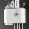 Magnetische tandenborstelhouder automatische tandpasta dispenser squeezer badkamer accessoires muur mount toiletartikelen opslagrek LJ201204