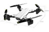 urderstar sg700-s rc quadcopter مع الكاميرا 1080P wifi fpv قابلة للطي selfie بدون طيار أبيض