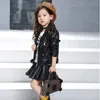 Baby Girls Boy Overwear Spring Autumn Winter PU Coat Jacket Kids Fashion Leather Jackets Children Coats Overwear Clothes