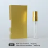 100 sztuk / partia 2ML 3ML 5ML Butelka perfum sprayu z próbką kart papieru do ponownego napełniania butelki perfum Can Custom 201013