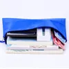 Mesh File Bag Waterproof Canvas Zipper Pencil Case Double-layer Material Office School Supply Stationery Bag Students Document Bags ZYY450