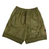 green beach shorts