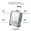 Storage Bags PVC Suitcase Luggage Protective Case Travel Accessories Transparent Waterproof Dust Bag Covers