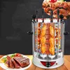 Electric BBQ Grill Vertical Smokeless Barbecue Grilled Machine 6Sticks Automatic Rotating Kebab Meat Grill Kitchen Appliances