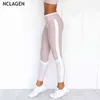 leggings da donna yoga pantaloni fitness sportivi palestra a vita alta abbigliamento sportivo allenamento ad asciugatura rapida corsa bodybuilding collant sexy NCLAGEN H1221