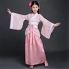 Abbigliamento da palcoscenico Costume cinese antico Bambini Bambino Sette fata Abito Hanfu Abbigliamento Spettacolo di danza popolare Tradizionale per ragazze3281