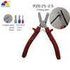 Pz D2 Crimping Tool Crimping Pliers For Terminals Clamps Pliers Electrical Tubular Terminals Box 0.5-6mm2 Wire Stripper Tool Set Y200321