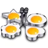 Verdikking Rvs Vorm Vijf Puntige Ster Liefde Hart Gevormde Fried Egg Mold Keuken Praktische Gadget DIY Nieuwe Collectie 1CJ J2