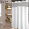 1 pièces rideaux de salle de bain rideau de douche imperméable grand el écrans de bain lourds imperméables à la moisissure blanc rideaux de douche295o5670128