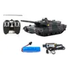 Mais novo Recharge Electric RC Tank Modelo Kids Toy XQTK24-2 40mins 45 graus encosta fora da estrada Remoto contábil Contador de tanque militar 201208