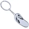 Fashion Simple Key-chain Shoe Flip Flops Slipper Loafer Keychain Jewelry Unique Design Fashion Keyring Gift Key Chain Ring