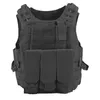 Outdoor camuflagem coletes táticos Molle ajustável Vest Paintball Jogo Body Armor placa de suporte Vest