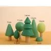 ドロップシップフォレストキャッスルビルディングブロック子供のための木のおもちゃのための虹のシミュレーションツリーのシミュレーションの木のような教育玩具ギフトLJ200928