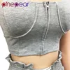 Yoga kläder PinePear Tracksuit Women 2 Piece Set Summer Slim Strapless Crop Top+Loose Pants Pass Sport Jogging Clothes Drop