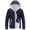 Kurtka zimowa Mężczyźni Puffer Parka Płaszcz Mężczyzna Casual Streetwear Wyściełane Kurtki Pikowane Ciepłe Płaszcze Slim Wodoodporne Parki Casaako Homme 201027