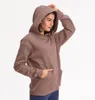 Kapüşonlu Açık Eğlence Kazak Spor Giyim Kadın Tops Egzersiz Spor Gevşek Kalın Yoga Ceketler Egzersiz Koşu Ceket Hoodies