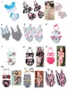 New Girl Floral American flag swimwear outfits cotton children Bow Bikinis Swimsuit Baby Clothing 22 colors C2137