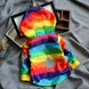 Liligirl meninos meninas arco-íris casaco de água à prova de água à prova de água para primavera outono crianças roupas roupas outwear 20126