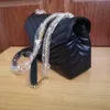 Luksusowa torebka torba na ramię markę projektanta w kształcie litery szwu skórzana łańcuch metalowy wysokiej jakości Clamshell Messenger GI