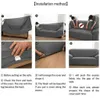 Elastic Solid Slip Seat täcker soffor L Formade hörn Sofa Skydd för vardagsrum Möbler Sectional Couch täcker Protector LJ201216