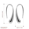 Brand new women's drop sterling silver plated earrings size 2.7CM*0.6CM DMSE004,fashion 925 silver Plate earring jewelry Ear Cuff