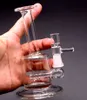 Hookahs Mini Recycler Olie Rigs Glas Bong Water Roken Pijpen 14mm Gezamenlijk Grootte 5,5 inch Hoog