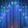 Juldekoration Led Home Outdoor Holiday Christmas Decoration for Home Xmas String Fairy Curtain Garlands New Year Decor 201027