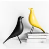 Creative Wooden Bird Ornament European Home Desktop Decoration Handicraft s Lucky Sculpture Office Figurines Y200104