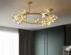 LED Postmodern Round Glass Bubbles Designer Lamparas de Techo Plafondlichten.LED Plafond Light.Ceiling Lamp voor Foyer Slaapkamer