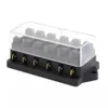 سيارة 6 Way Circuit Standard Auto Outo Ship Van Blade Fuse Fuse Box Block Accoun