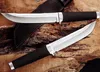 Нож для выживания на открытом воздухе, прямой нож VG1 San Mai, стальные ножи с атласным лезвием и кожаной оболочкой